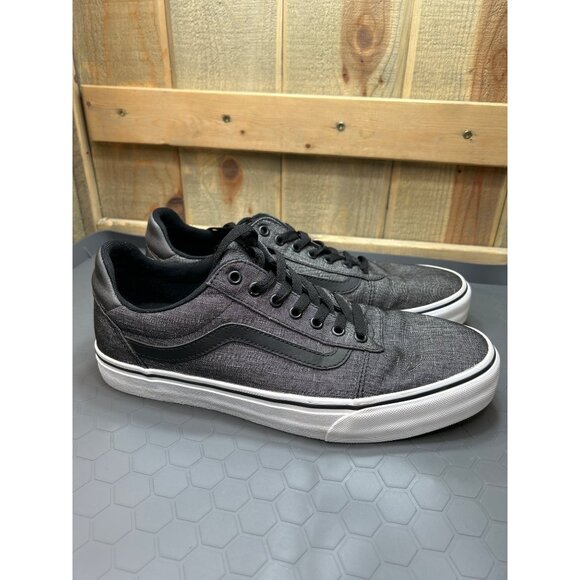 Vans Off The Wall Mens Sneakers Size 11.5 Black & Gray - Picture 1 of 8